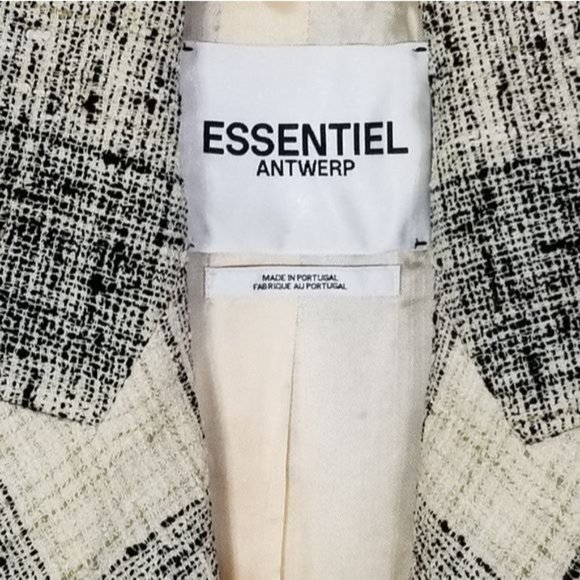 Essential Antwerp New Zanting Oversized Plaid Blazer Womens Size 36 US 4 - Picture 14 of 16